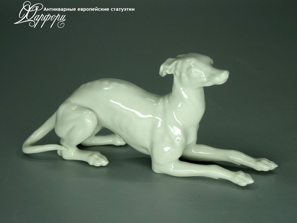 Купить фарфоровую статуэтку Nymphenburg Левретка